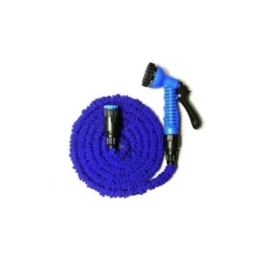 Furtun expandabil FOXMAG24 pentru gradina, cu reglare presiune, cu dimensiunea pana la 30 m, albastru - Img 1