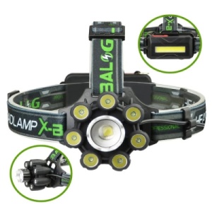 Lanterna De Cap FOXMAG24, Cu 8 LED Si 6 Faze Lumina - Img 4