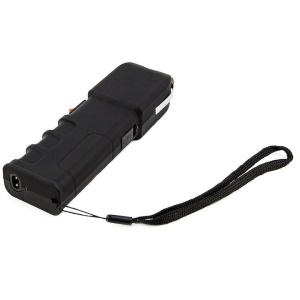 Lanterna electrosoc, acumulator inclus, husa material textil, buton ON/OFF, negru - Img 2
