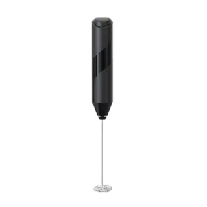 Mixer vertical pentru spuma de lapte, electric, ideal pentru cappuccino, caffe latte, ciocolata calda, negru - Img 1