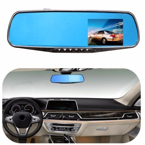 Oglinda retrovizoare cu camera video FOXMAG24® DVR fata-spate , Full HD, ecran 4.3 inch - Img 2