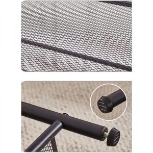 Organizator incaltaminte, metalic, cu 4 nivele, dimensiuni 63 (L) x 25 (l) x 73 (H) cm, capacitate mare de depozitare, greutatea maxima suportata 7 kg, negru - Img 3