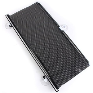 Parasolar Auto Retractabil Universal, Pliabil, Tip Rulou cu Protectie UV, pentru Parbriz sau Geam Lateral, 58 x 125cm - Img 2