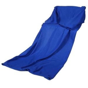 Patura cu Maneci FOXMAG24®, Moale si Calduroasa, marime 140 x 180 cm, Albastra - Img 1