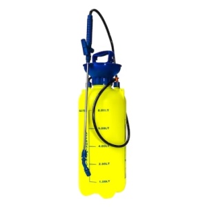 Pompa de stropit manuala tip vermorel, capacitate 8L, pentru gradina, pomi, legume, Galben - Img 1