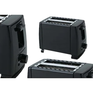 Prajitor de paine, capacitate 2 felii, 7 nivele de rumenire, putere 700W, negru - Img 3