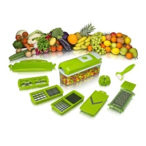 Razatoare de legume multifunctionala FOXMAG24, 11 moduri de taiere, 9 piese - Img 2