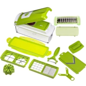 Razatoare multifunctionala FOXMAG24, cu 11 piese pentru fructe si legume, practica - Img 1