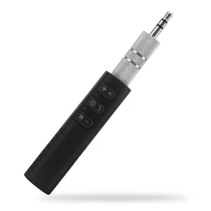 Receptor audio, conexiune Bluetooth, incarcare USB, control volum, on/off apel, mufa jack 3, 5mm, negru - Img 1