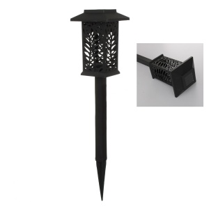Set 6 lampi solare de gradina, din ABS, 8 ore autonomie, cu fixare tip tarus, cu senzor de lumina, negru - Img 2
