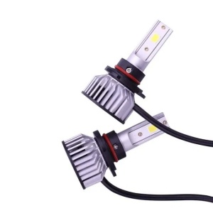 Set Becuri Auto H1 LED FOXMAG24, 50 W, Flux Luminos 8000 lm, Waterproof, Temperatura Culoare 6000 K, Montaj Plug&Play, Design Ergonomic, Argintiu - Img 1