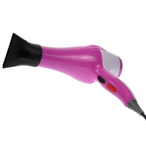 Uscator de par profesional, 1300 W, 3 setari temperatura si 2 de viteza, Roz, Gemei - GM1702 - Img 2