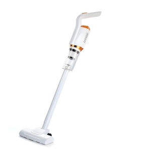 Aspirator fara fir, portabil, de mana, putere 120W, 2 moduri de utilizare, cu accesorii incluse, filtru HEPA, Wireless, alb - Img 1