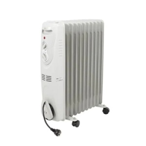Calorifer electric FOXMAG24, putere 2500 W, cu 11 elementi, alb - Img 1