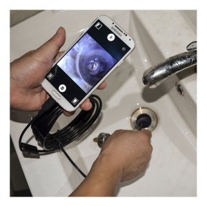 Camera endoscopica pentru telefon, 6 x LED, USB, 5 m - Img 3