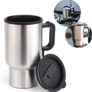 Cana termos FOXMAG24, pentru masina, cu adaptor la bricheta, 400 ml - Img 4