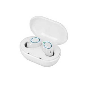 Casti wireless TWS A2, microfon incorporat, bluetooth 5.0, Alb, FOXMAG24® - Img 2