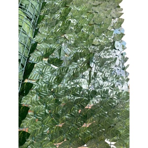 Gard artificial cu frunze, tip frunza, Atelier Scop®, Verde Colorat, 300x100cm - Img 3