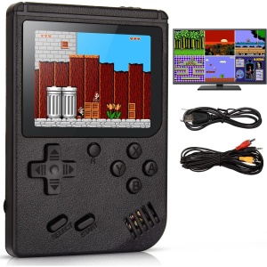 Joc tetris FOXMAG24, 400 de jocuri, retro, consola portabila, negru - Img 3