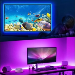 Kit Banda LED FOXMAG24, 10 Metri, Bluetooth APP Controlul, Sincroniza Muzica, Telecomanda 44 Taste, 12V, Multicolor - Img 4