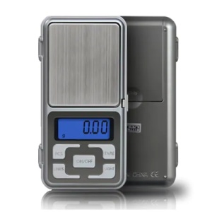 Mini cantar electronic pentru bijuterii, cu afisaj LCD, functionare pe baterii, argintiu - Img 2