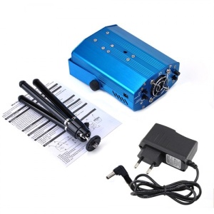 Mini proiector laser, OEM, 2 culori, Trepied, Albastru - Img 2