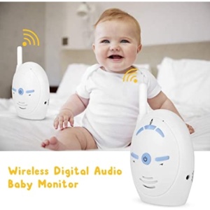 Monitor audio FOXMAG24, pentru bebelusi, cu doua unitati, alb - Img 3