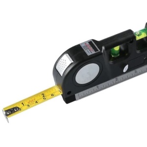Nivela multifunctionala FOXMAG24 cu laser, boloboc si ruleta, 3 x baterie, negru - Img 2