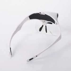 Ochelari tip cozoroc cu lupa si doua lampi iluminare FOXMAG24, Led 9892B2 - Img 2