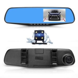 Oglinda retrovizoare cu camera video FOXMAG24® DVR fata-spate , Full HD, ecran 4.3 inch - Img 3