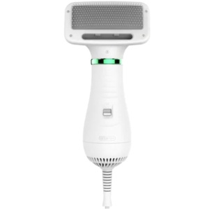 Perie cu uscator FOXMAG24 pentru caini si pisic 2 in 1, alb - Img 6