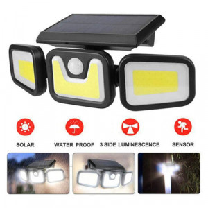 Proiector solar FOXMAG24® triplu Led, 30W - Img 3