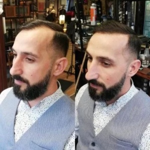 Pudra pentru par, pentru mascarea fierlor albe si umplerea golurilor provocate de calvitie, cu aplicator, brunet - Img 4