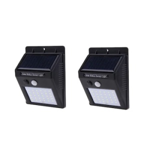 Set 2 lampi solare, FOXMAG24, 30 de LED, senzor de miscare, 0.55W - Img 1