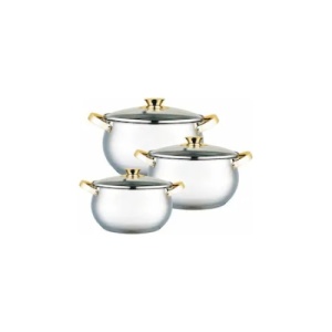 Set oale FOXMAG24, 6 piese, cu capac, argintiu - Img 2