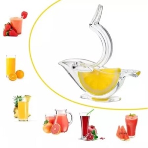Storcator pentru felii de citrice, din plastic rezistent, compatibil frigider, transparent - Img 4