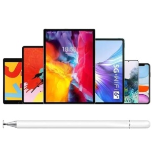 Stylus Pen Android, iOS, Windows, picteaza, deseneaza, scrie, compatibil cu toate dispozitivele cu ecran tactil, alb - Img 3