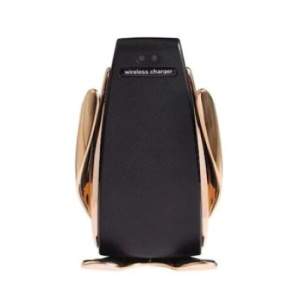 Suport si incarcator auto FOXMAG24, usor de utilizat, compatibil cu Android, iOS, S5, senzor inteligent, gold - Img 1