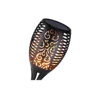 Torta LED Incarcare Solara FOXMAG24, Efect de Flacara, Acumulator Intern, 96 LED-uri, Aprindere Secventiala, Senzor de Lumina, Negru - Img 3