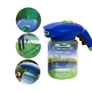 Aparat Pentru Insamantarea Gazonului, HYT ®, Pulverizator Cu 3 Functii Si Rezervor de 500ml, Albastru - Img 4