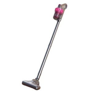 Aspirator 4-in-1, capacitate colectare 260ml, putere 100W, fara fir, cu aspiratie mare, filtru HEPA, gri/mov - Img 1