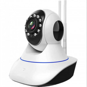 Camera de supraveghere RHJ, HD, Wi-Fi, Intercom, Night Vision, Alb, FOXMAG24 - Img 1