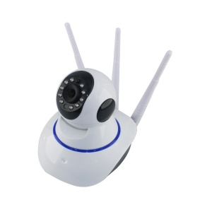 Camera supraveghere wireless eOptima™ YYR100, audio-video, Full HD, 1080p, control PTZ, IR, ajustare pe doua axe, suport card microSD, aplicatie dedicata, alba, card 32GB inclus - Img 2