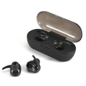 Casti FOXMAG24, blutooth 5.0 cu anulare a zgomotului, touch control, rezistent la transpiratie, HiFi 3D stereo sunet, microfon, negru - Img 4