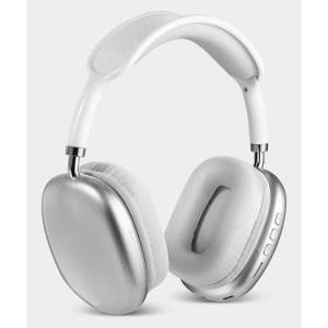 Casti wireless, sunet de inalta calitate, anulare a zgomotului si design pliabil, conexiune bluetooth, control volum, alb/gri - Img 1