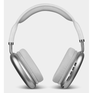 Casti wireless, sunet de inalta calitate, anulare a zgomotului si design pliabil, conexiune bluetooth, control volum, alb/gri - Img 2