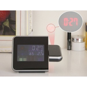 Ceas cu calendar, alarma si proiecte tip LED DS-8190, alarma, LCD, ecran color PRO - Img 2
