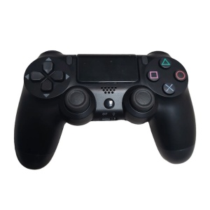 Controller wireless doubleshock, pentru PS4, PSTV si PS Now, cu vibratii, control precis, design ergonomic, baterie reincarcabila incorporata, negru - Img 1