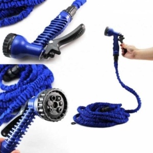 Furtun expandabil FOXMAG24 pentru gradina, cu reglare presiune, cu dimensiunea pana la 30 m, albastru - Img 3