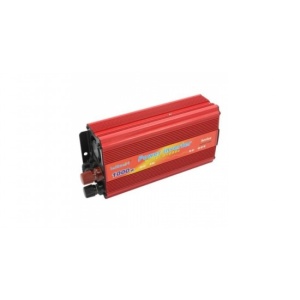 Invertor tensiune auto FOXMAG24 12V-220V, 1000 W, putere continua 665 W, rosu - Img 3